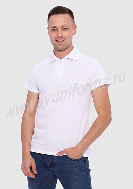 Футболка – поло мужская на молнии арт. ТР-14-46-ПИК
